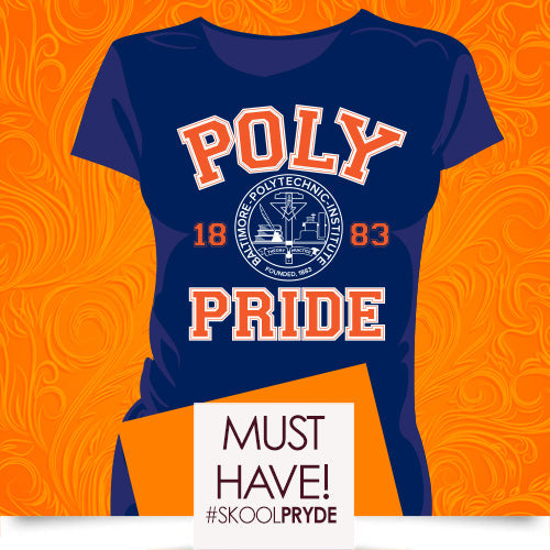 Baltimore Polytechnic Institute  POLY LOVE Navy Unisex Sweatshirt (Z) –  collegiateluxe