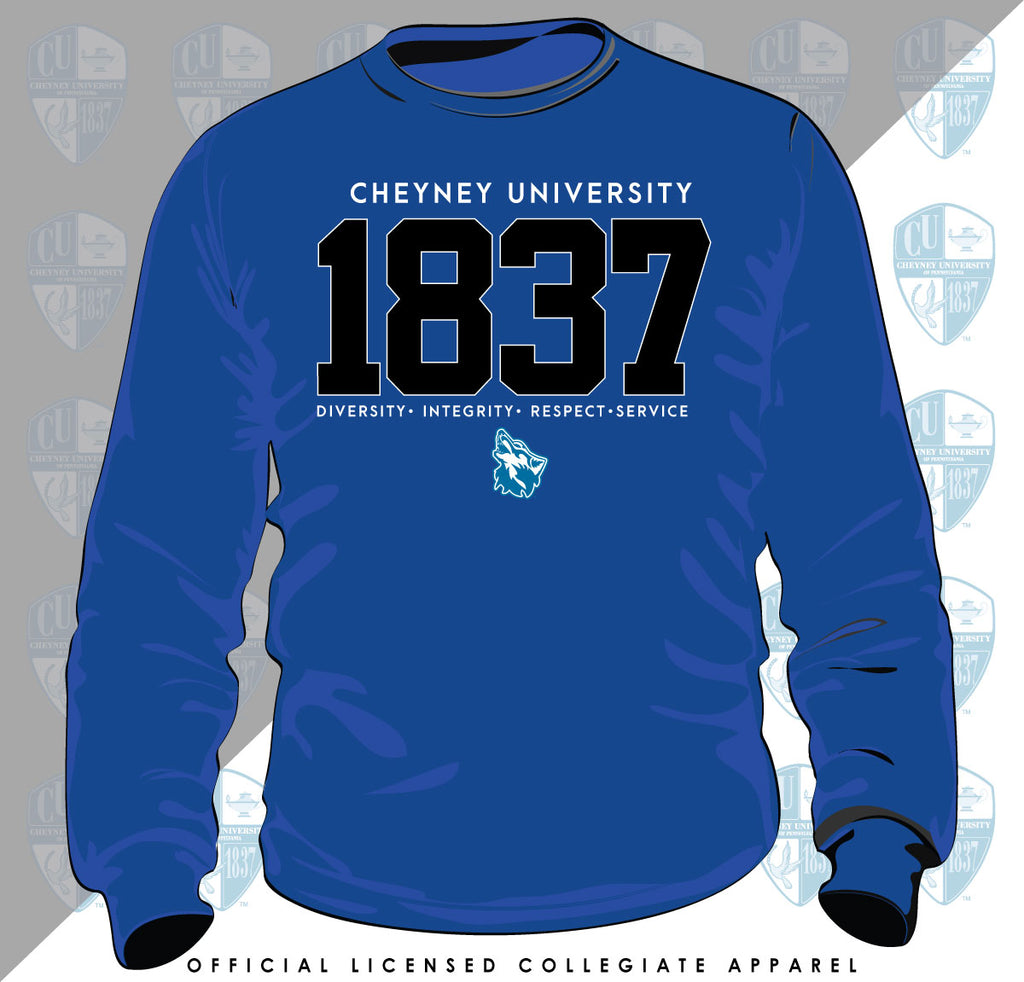 Cheyney Royal Blue top Crewneck Sweatshirt