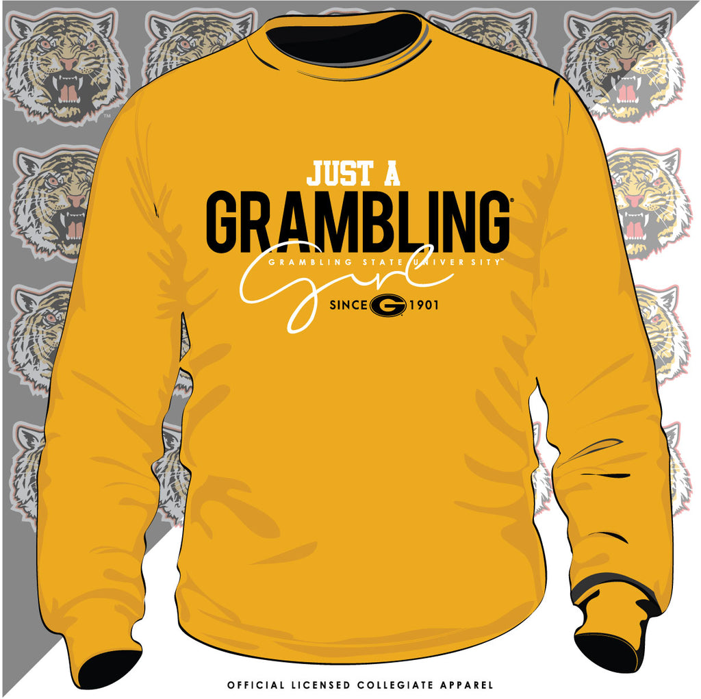 Grambling State Just A Girl Gold Unisex Sweatshirt Z