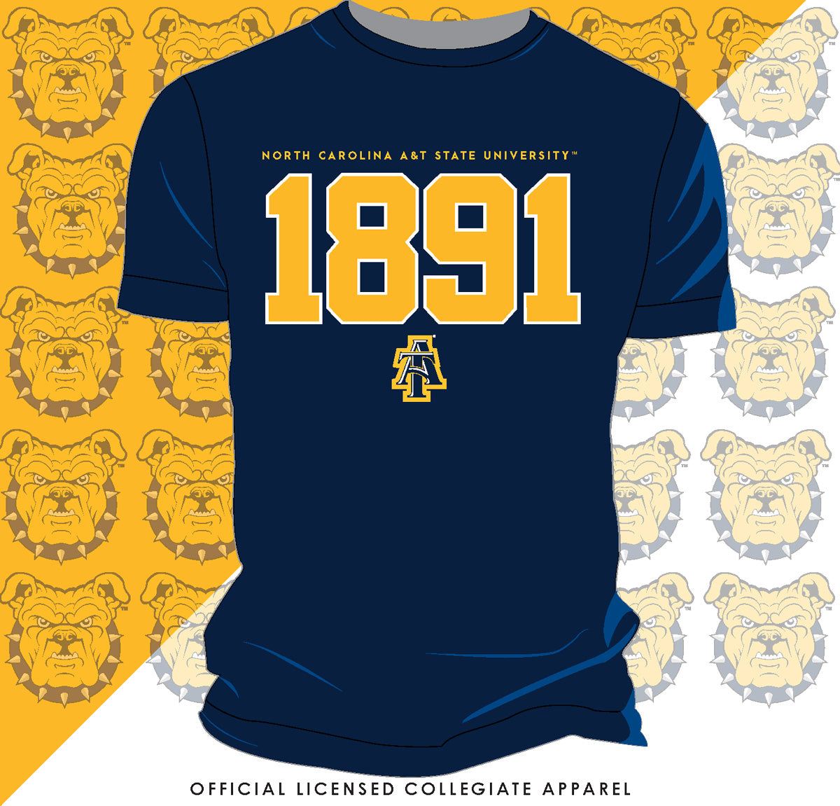 North Carolina A&T University Baseball Jersey - Blue