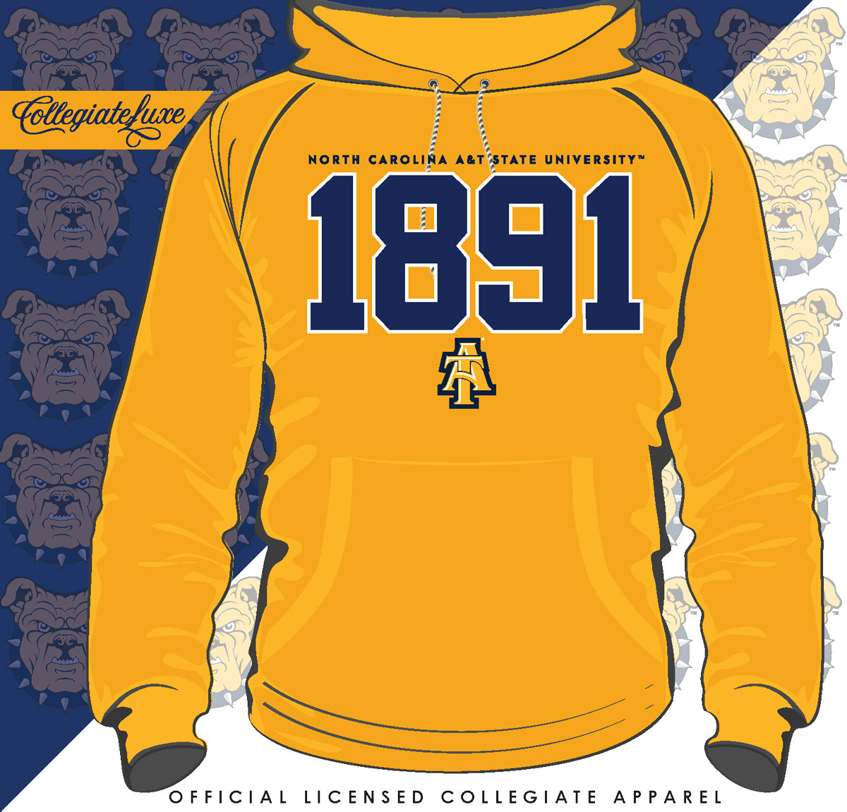 NC A T AGGIES EST. 1891 Unisex Hoodies Z collegiateluxe