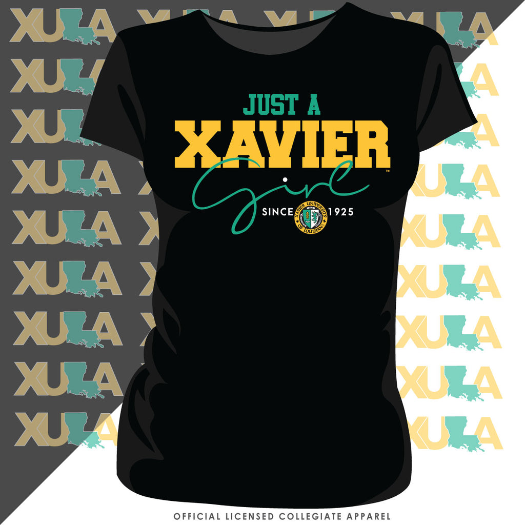 Xavier University of Louisiana Womens Script T-Shirt Tee