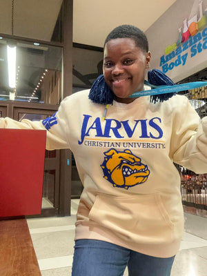 Jarvis Christian University | CREAM Chenille Unisex Sweatshirt