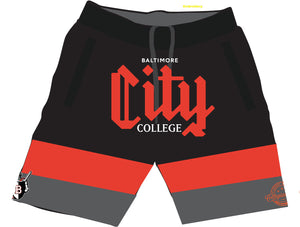 CITY COLLEGE | LOGO Fleece Unisex Shorts (DK)