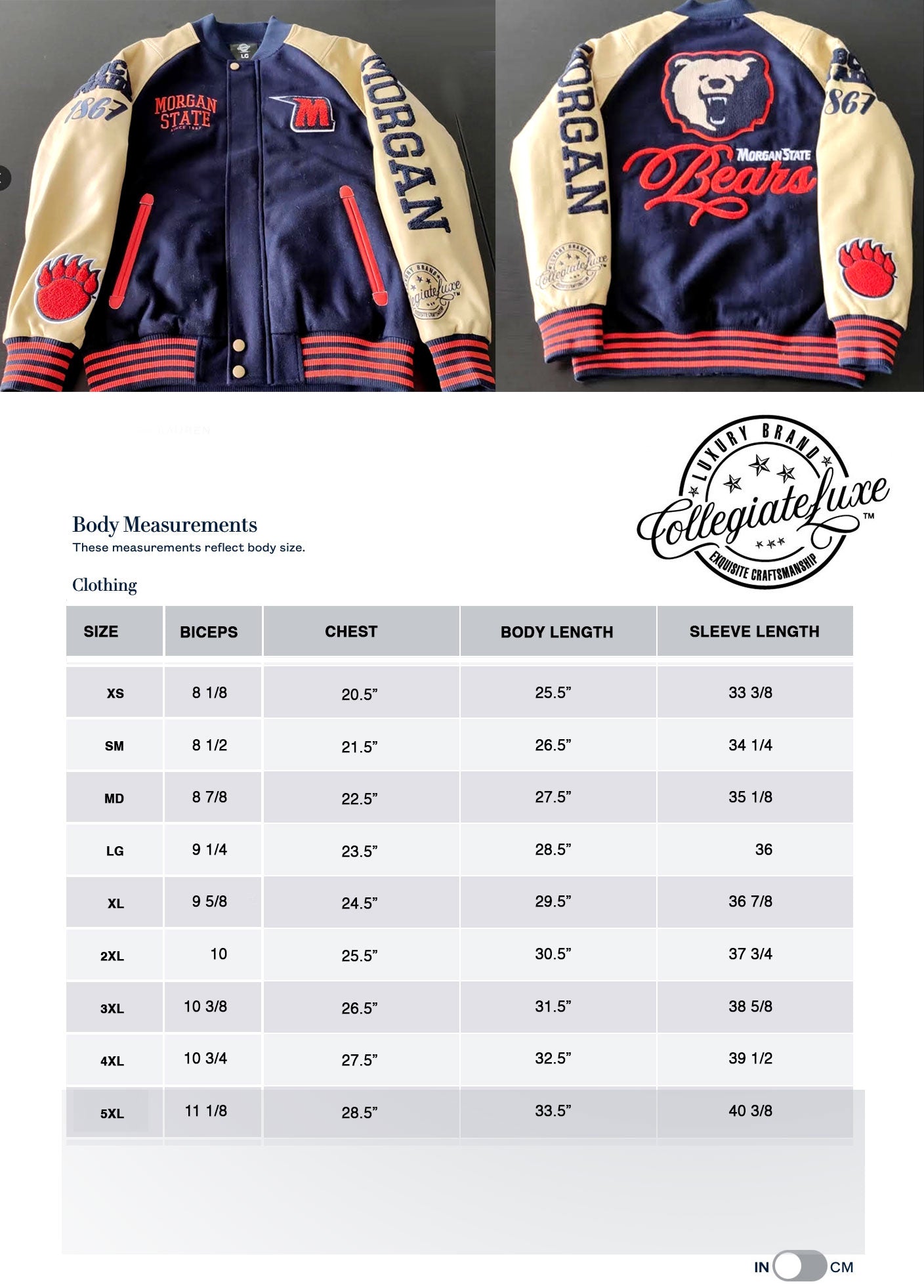 PRE ORDER ( SHIP OCT 1st ) 
Morgan State Univ.. | MSU Sport JKT Unisex