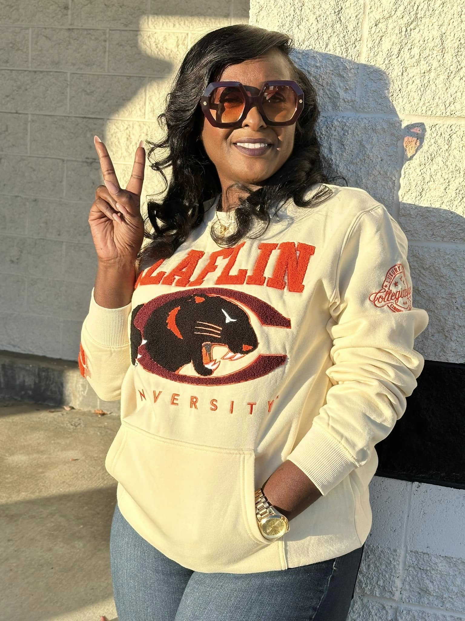 CLAFLIN. | CREAM CIAA 2024Chenille Sweatshirt -aja