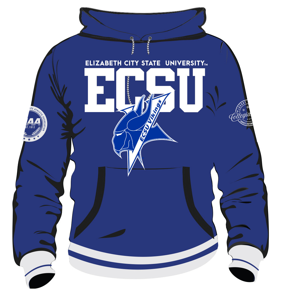 Pre Order Ship Feb 15th ECSU Vikings CHAMPS Chenille Unisex