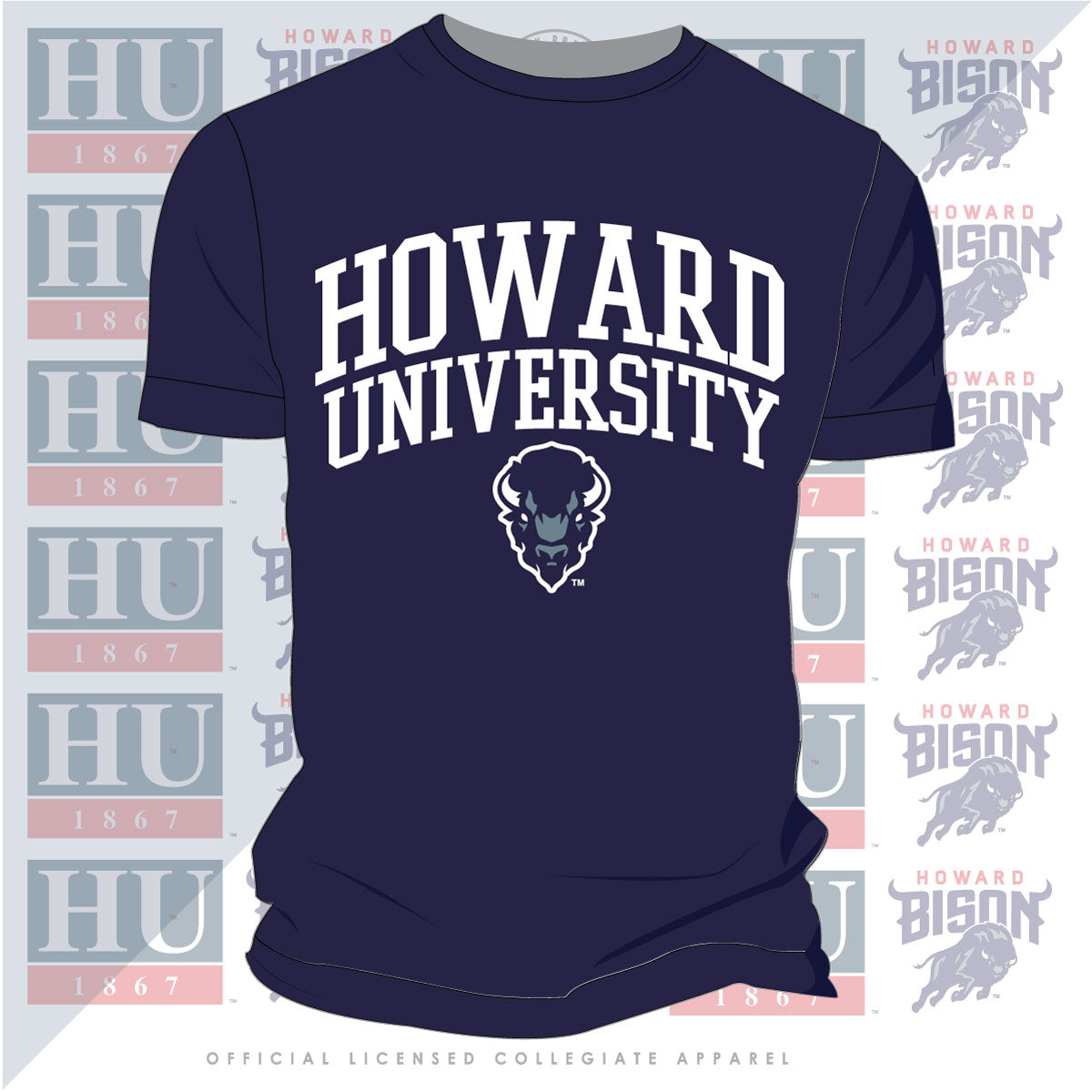 HOWARD University | Bison Arch  |  TEES Unisex (DK)