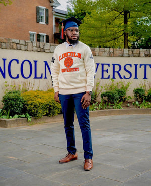 Lincoln Univ | CIAA 2024 CREAM Chenille Sweatshirt -aja