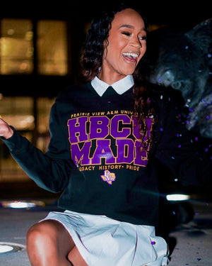 PVAMU | HBCU MADE Black Unisex Sweatshirt (**)