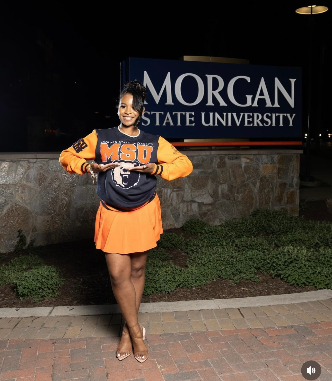 PRE ORDER (SHIP MAY 20) MORGAN STATE | VARSITY SWEATSHIRTS Chenille Embroidery  | Unisex Fit