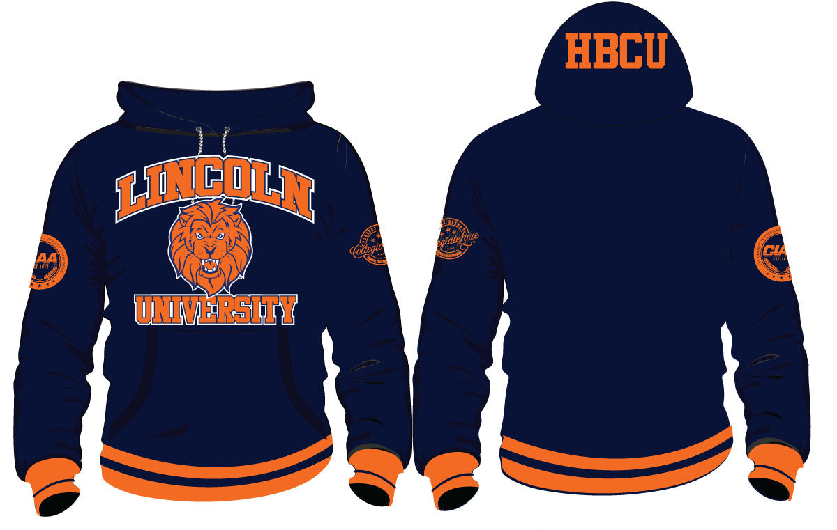 LINCOLN  | Vintage HBCU Chenille Unisex HOODIE