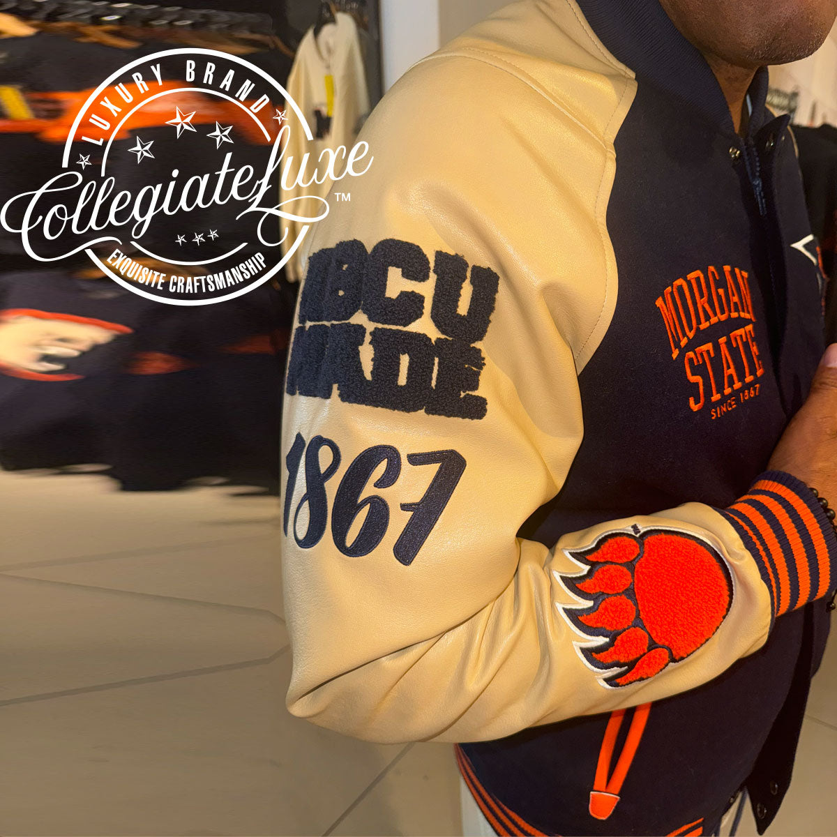 PRE ORDER ( SHIP OCT 1st ) 
Morgan State Univ.. | MSU Sport JKT Unisex