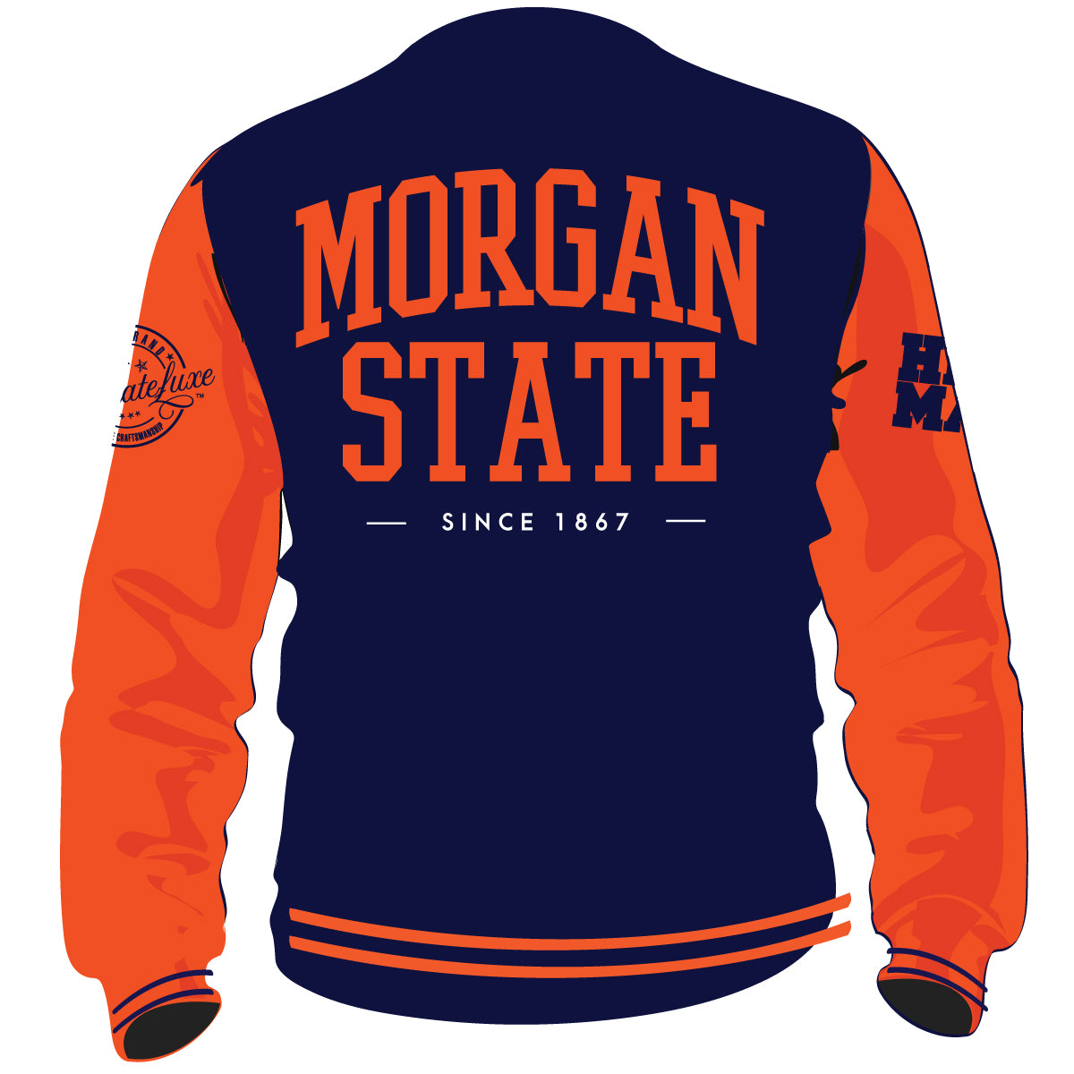 PRE ORDER (SHIP MAY 20) MORGAN STATE | VARSITY SWEATSHIRTS Chenille Embroidery  | Unisex Fit