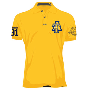 NC A&T SU | The Iconic GOLD AGGIES Polo Shirt