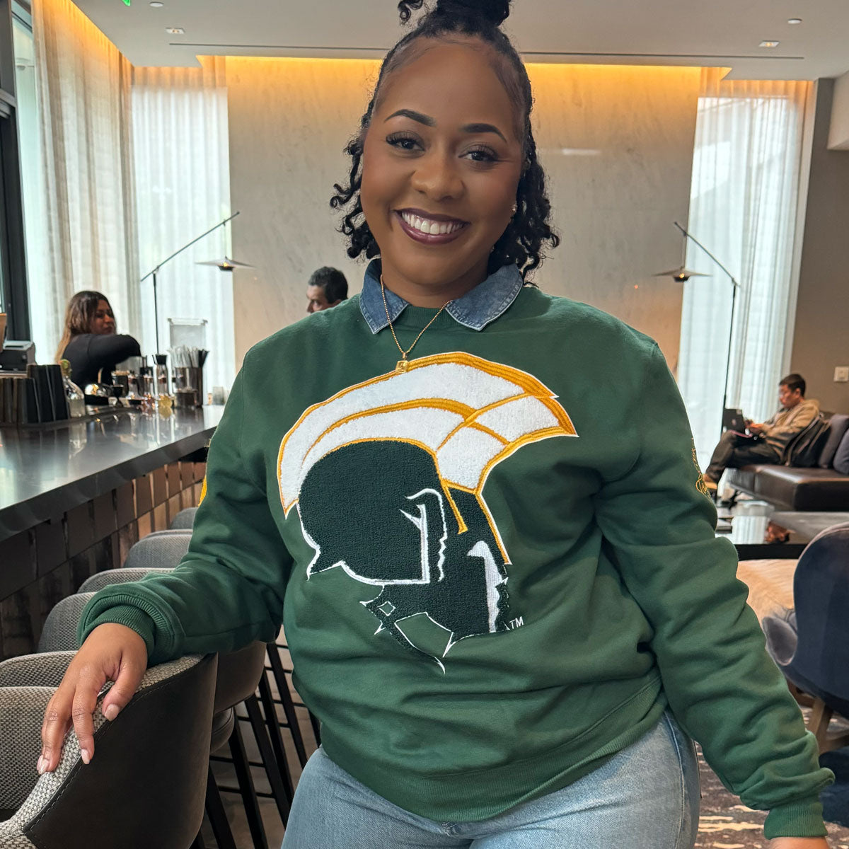 Pre Order ( Ship Aug 30 ) 
 MEAC CHAMPS | NORFOLK STATE  Chenille Unisex Sweatshirt