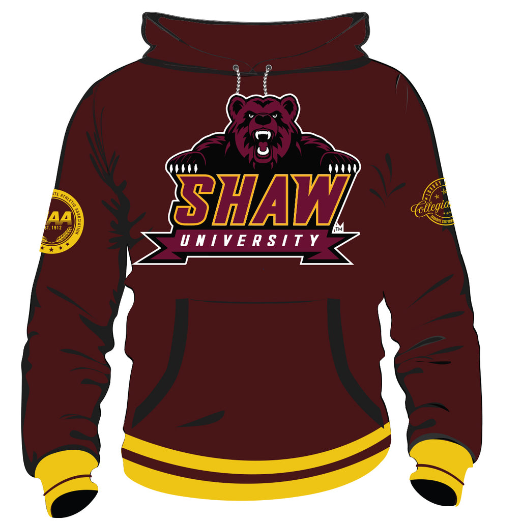 SHAW Univ | Bears CHAMPS Chenille Unisex HOODIE – collegiateluxe