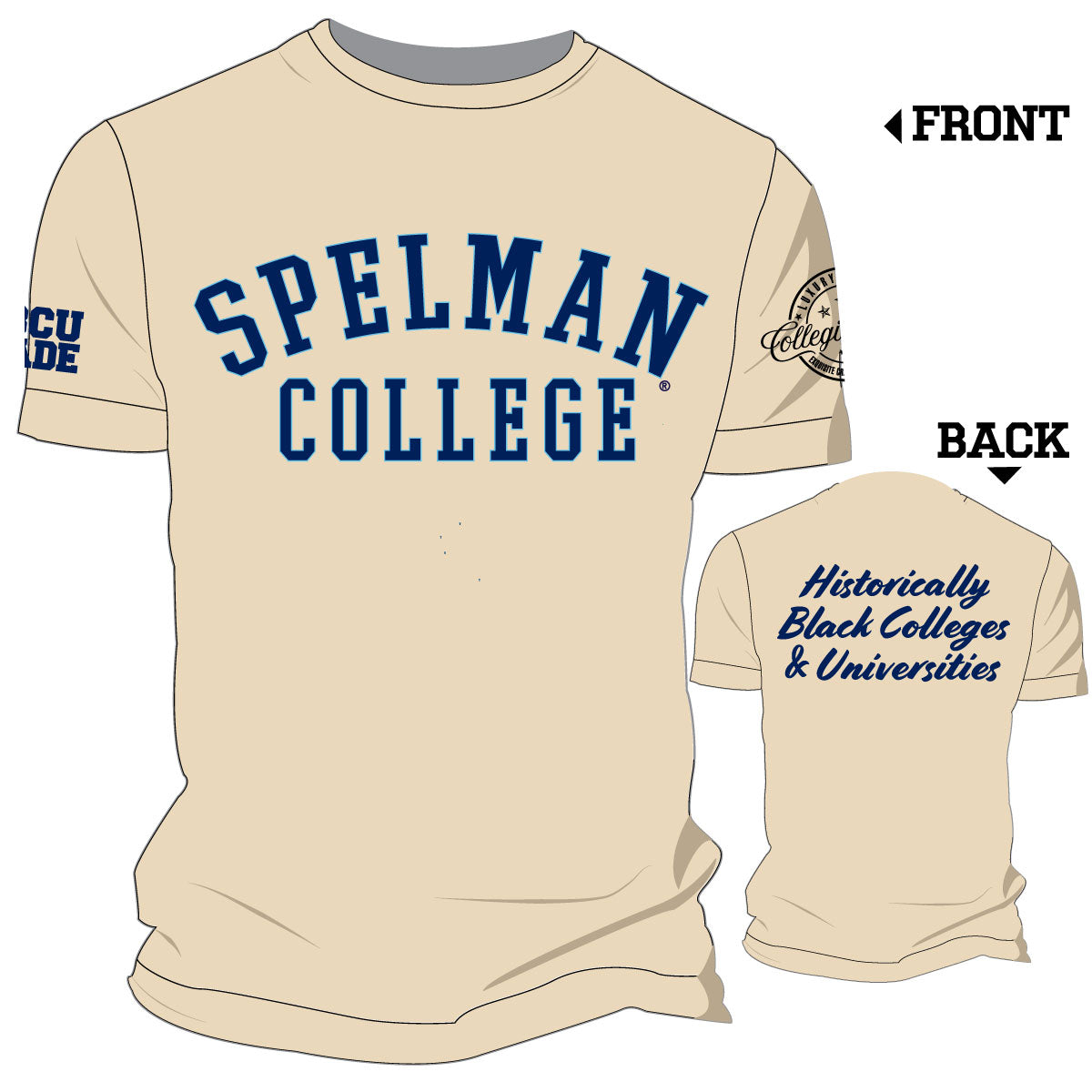 SPELMAN LOGO Chenille EMBROIDERY UNISEX TEES