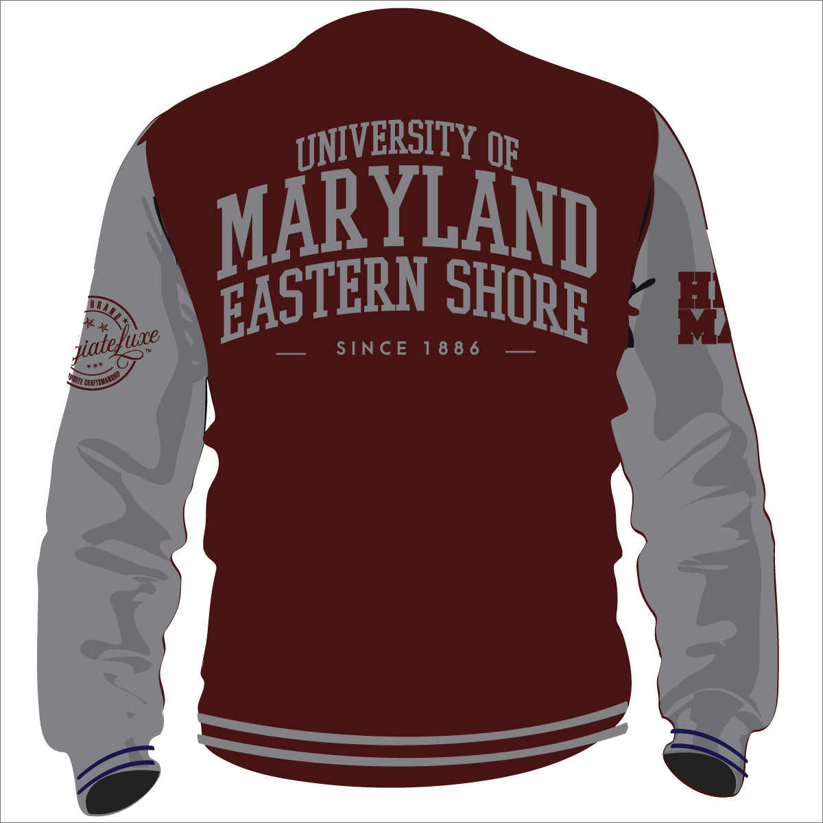 Maryland Eastern Shore | UMES VARSITY SWEATSHIRTS Chenille Embroidery  | Unisex Fit