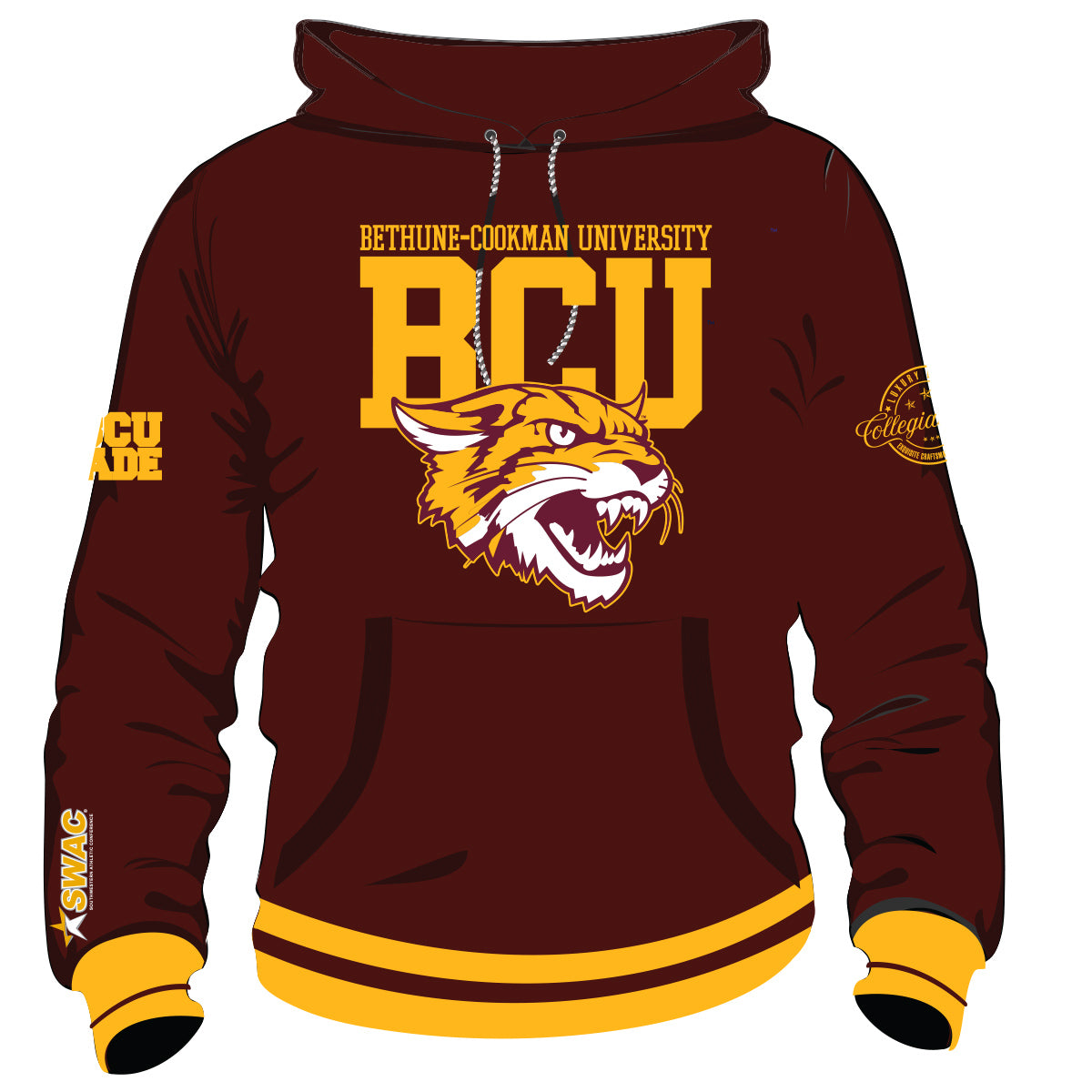 Pre Order ( Ship Jan 15th) Bethune Cookman SWAC Champs Chenille HOODIE