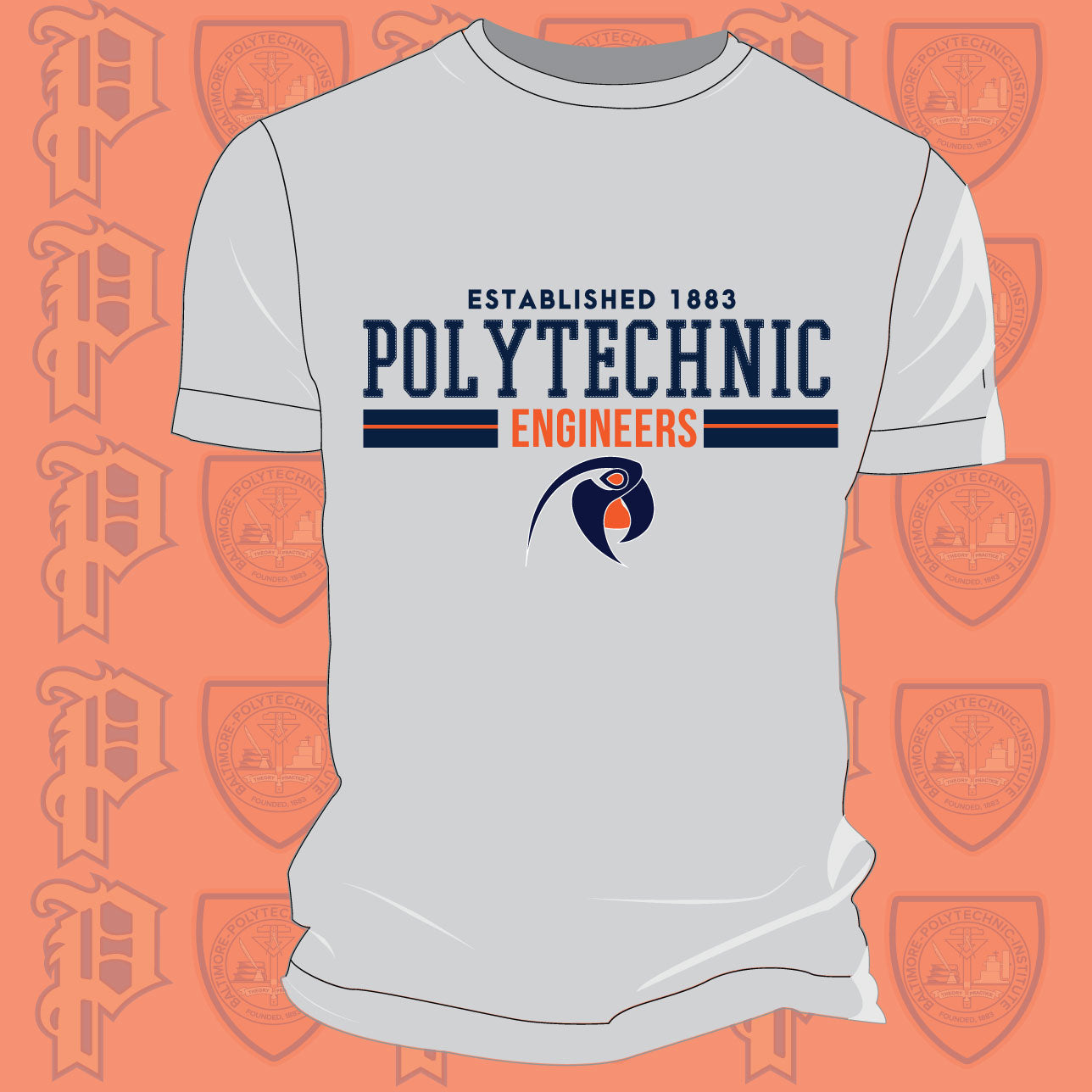 Baltimore Polytechnic Institute  POLY LOVE Navy Unisex Sweatshirt (Z) –  collegiateluxe