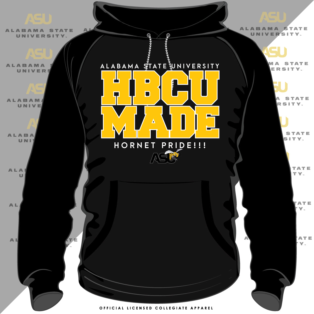 University gold and black hoodie hot sale