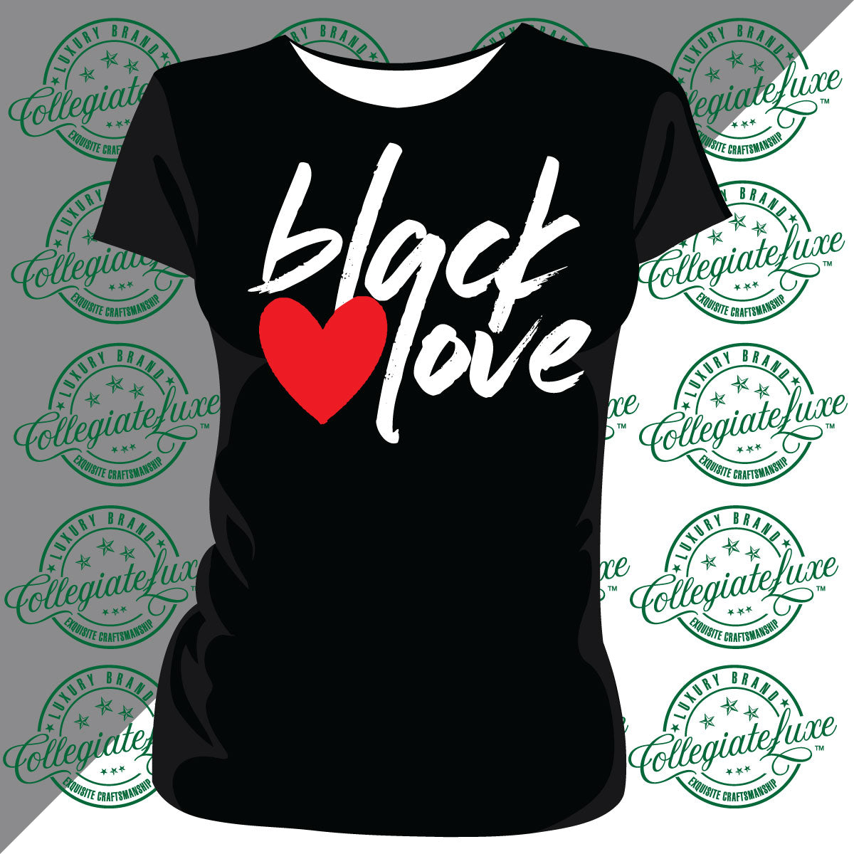 BLACK | BLACK TEES RED – collegiateluxe