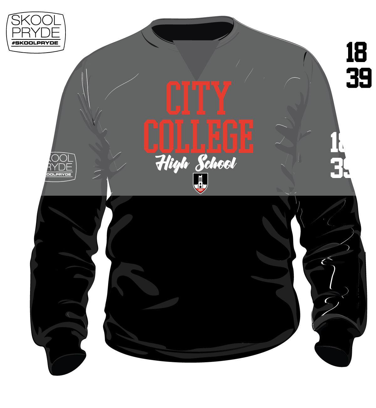 City 2025 college sweatshirt