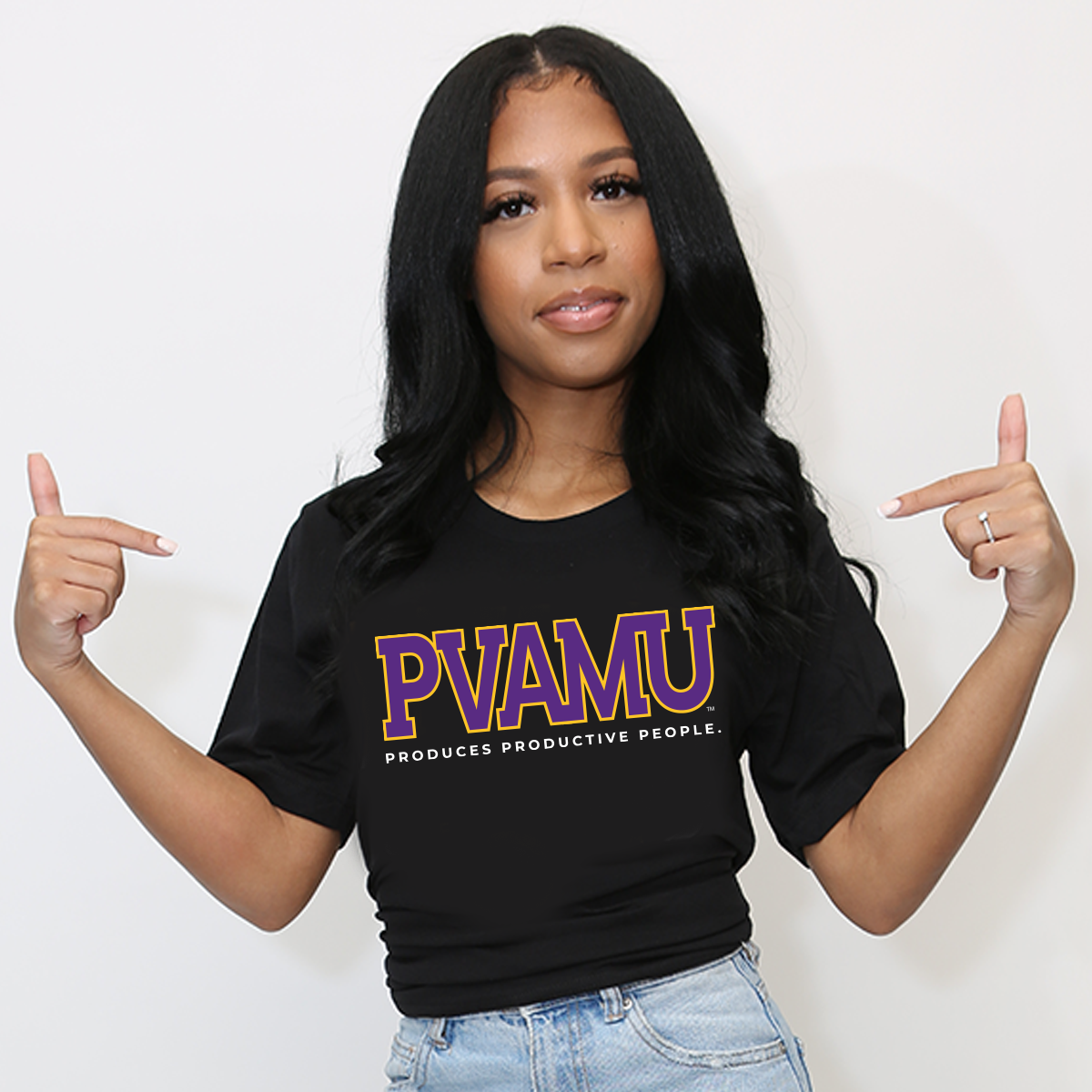 Prairie View A&M | 1900 Univ. BLACK Unisex Tees (V)