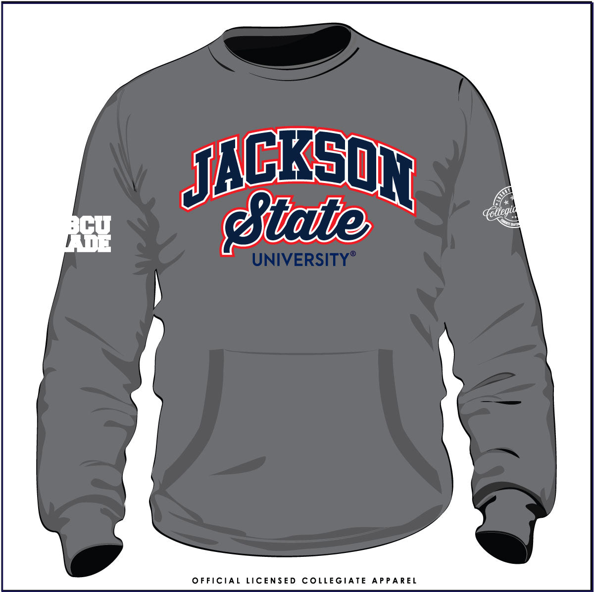 Jackson St. | 2022 GRAY (Chenille) ARCH | Unisex Sweatshirt