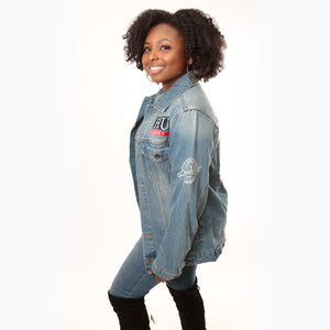 Pre Order (Ship Jan 15, 2025) Howard U  |  DENIM JACKET (aja)