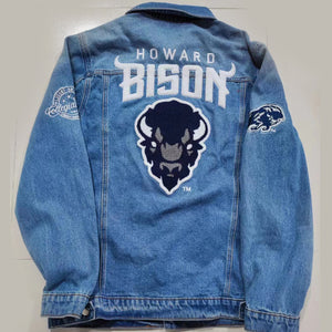 Pre Order (Ship Jan 15, 2025) Howard U  |  DENIM JACKET (aja)