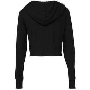 HOWARD | MECCA Arch ( Screen Print)  | Women’s Triblend Cropped Long Sleeve Hoodie (DK)