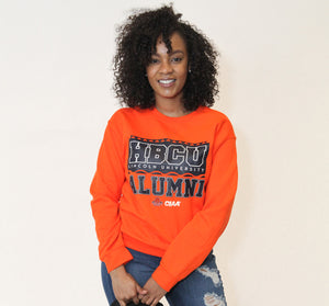 LINCOLN | 90s ALUMNI | Orange Unisex Sweatshirt (z)