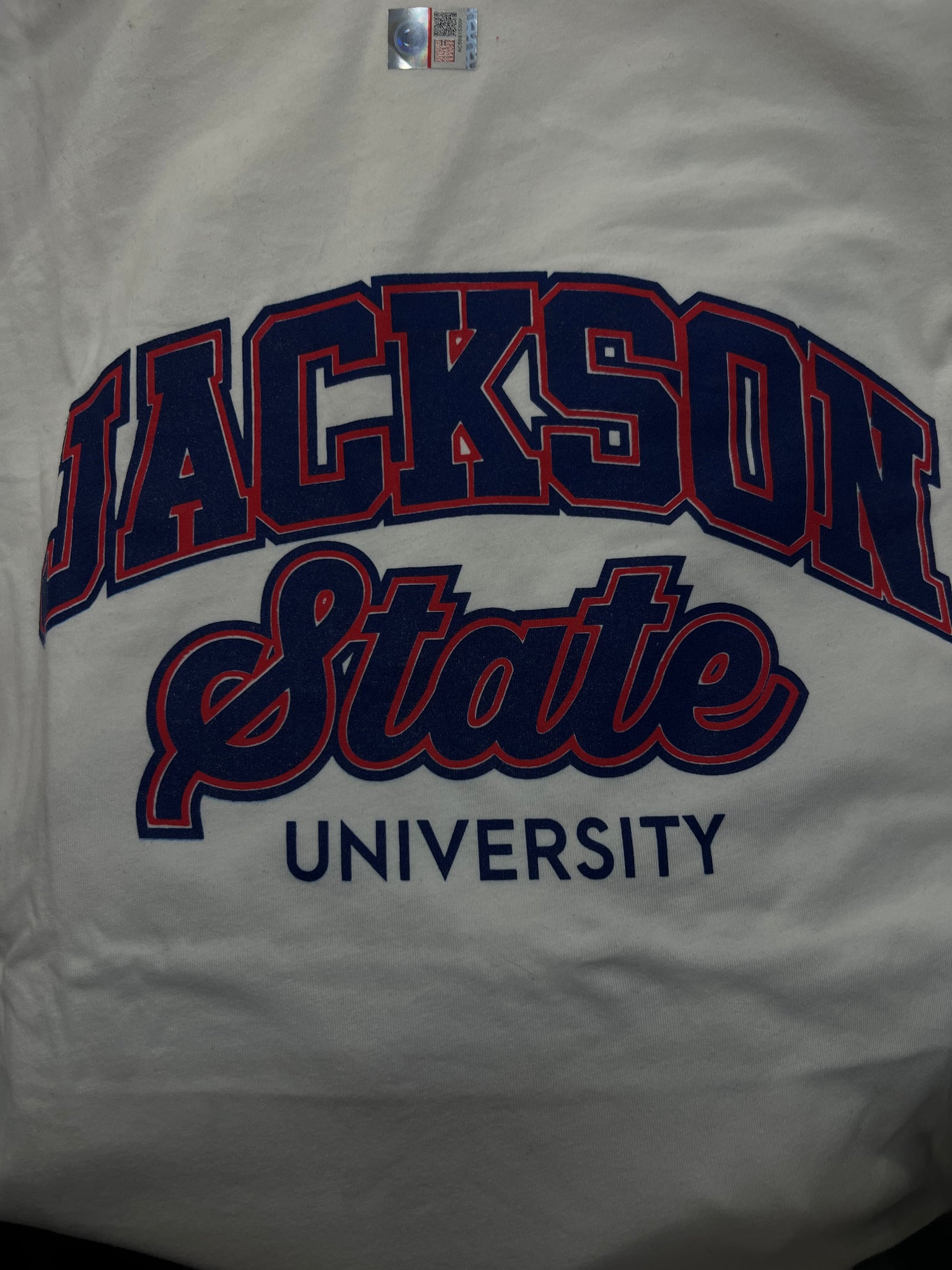 Jackson St. | Univ. ARCH   (Print) White Unisex tees (DK)