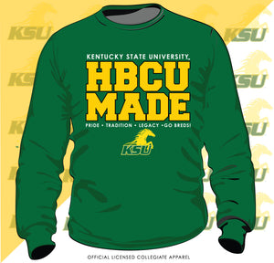 Kentucky State | HBCU MADE Kelly Green Unisex Sweatshirt (**)