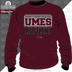 Maryland Eastern Shore | UMES | 90s ALUMNI Maroon Unisex Sweatshirt (**)