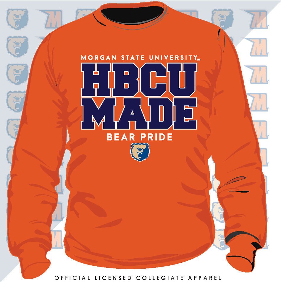 Morgan State | HBCU MADE | ORANGE Unisex Sweatshirts (**)