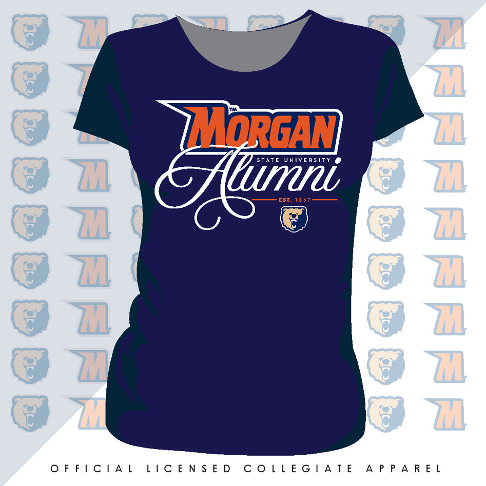 Morgan State | FANCY ALUMNI Ladies Tees -Z- (DK)