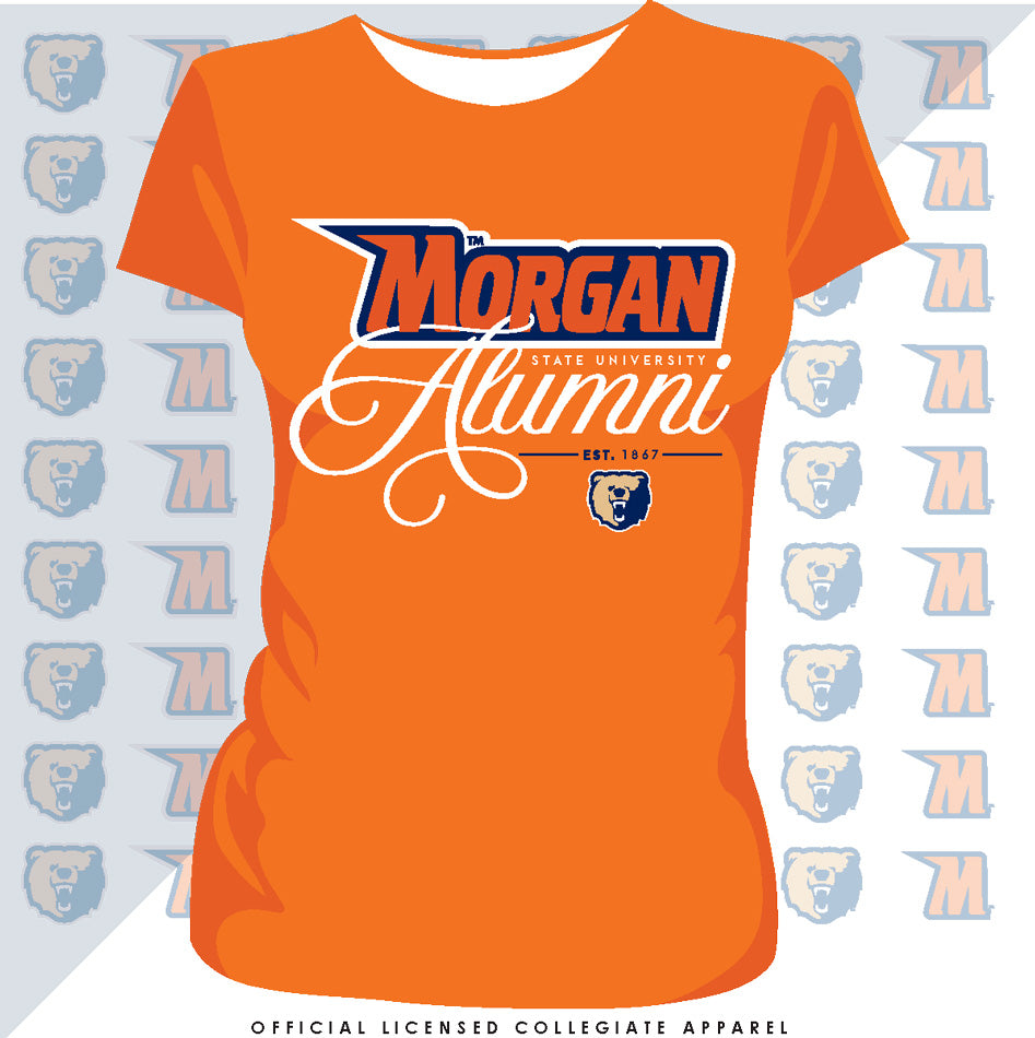 Morgan State | FANCY ALUMNI Ladies Tees -Z- (DK)