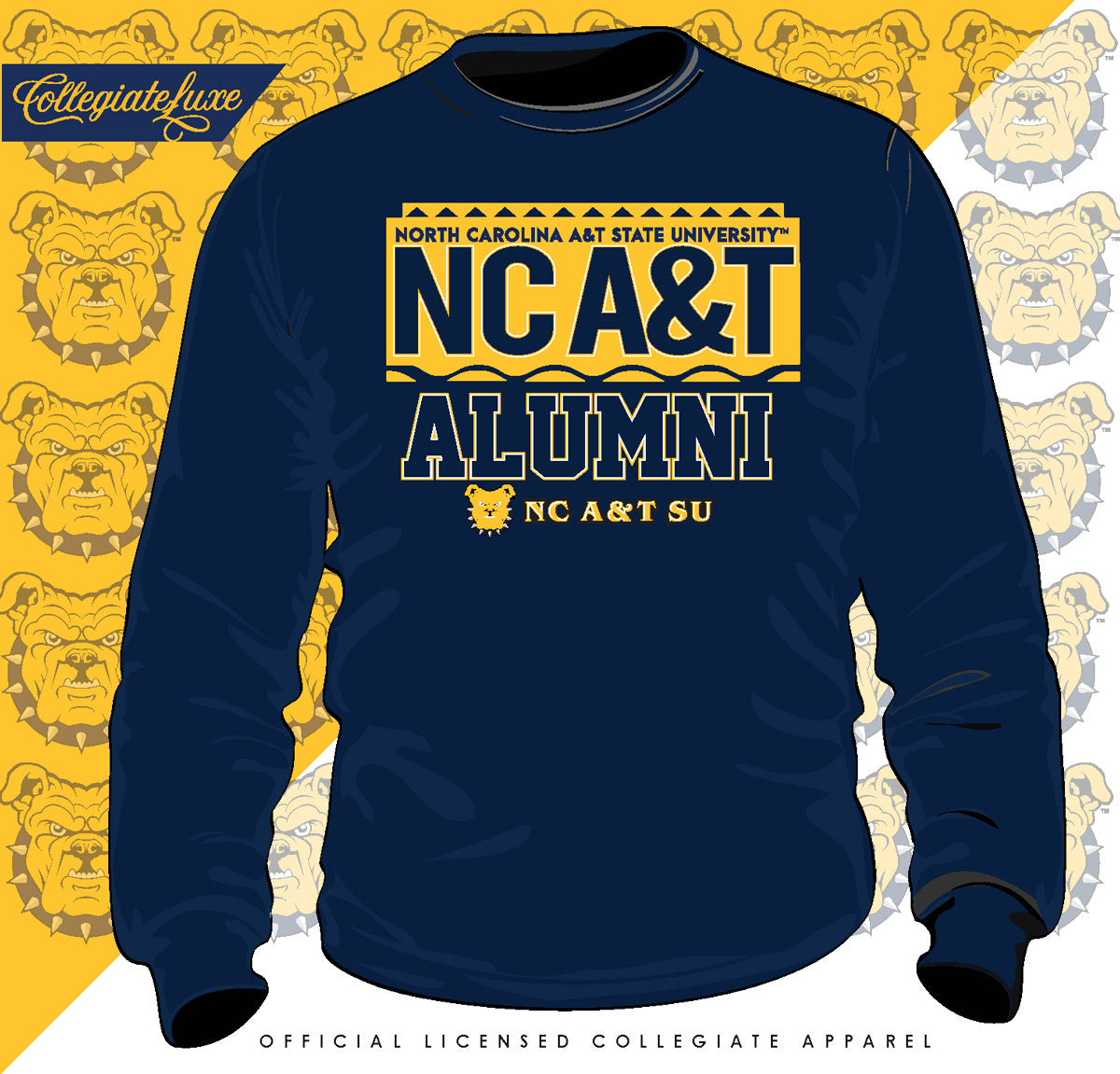 NC A&T AGGIES | 90's Alumni Unisex Sweatshirt (DK'N)