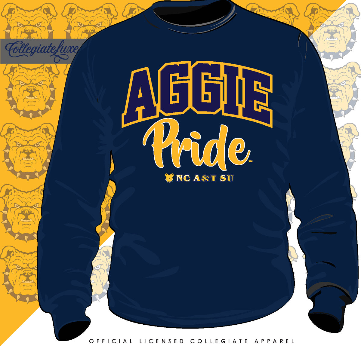 NC A&T AGGIES | PRIDE ARCH Unisex Sweatshirt -DK-