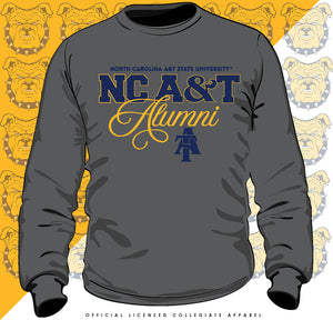 NC A&T AGGIES | Fancy Alumni Unisex Sweatshirt (DK'N)