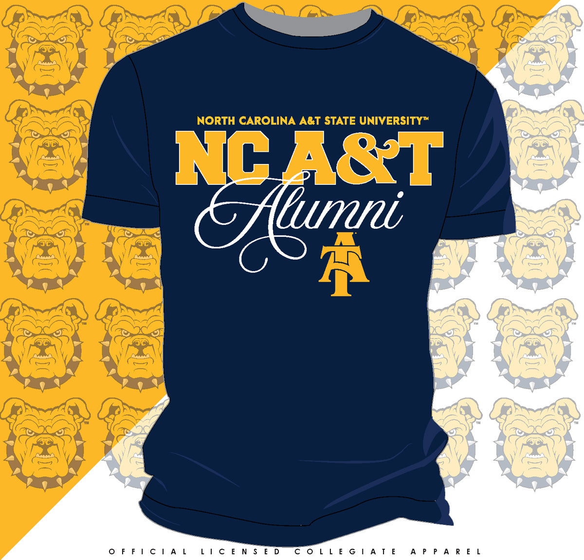 NC A&T AGGIES | Fancy Alumni Unisex Tee (Z)