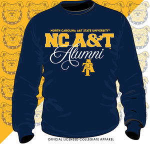 NC A&T AGGIES | Fancy Alumni Unisex Sweatshirt (DK'N)