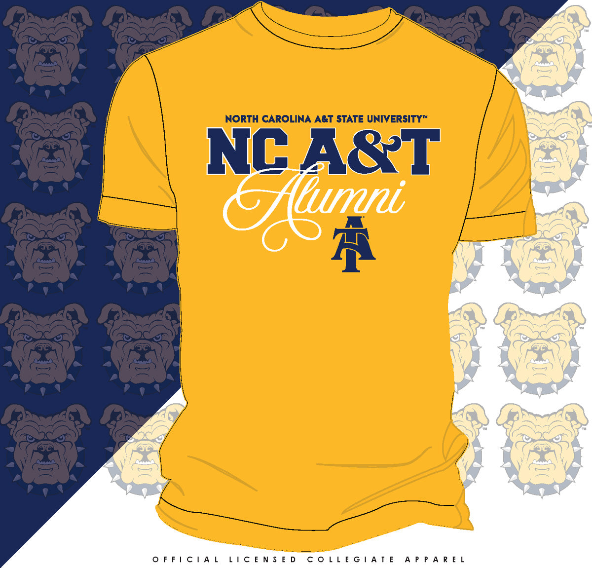 NC A&T AGGIES | Fancy Alumni Unisex Tee (Z)