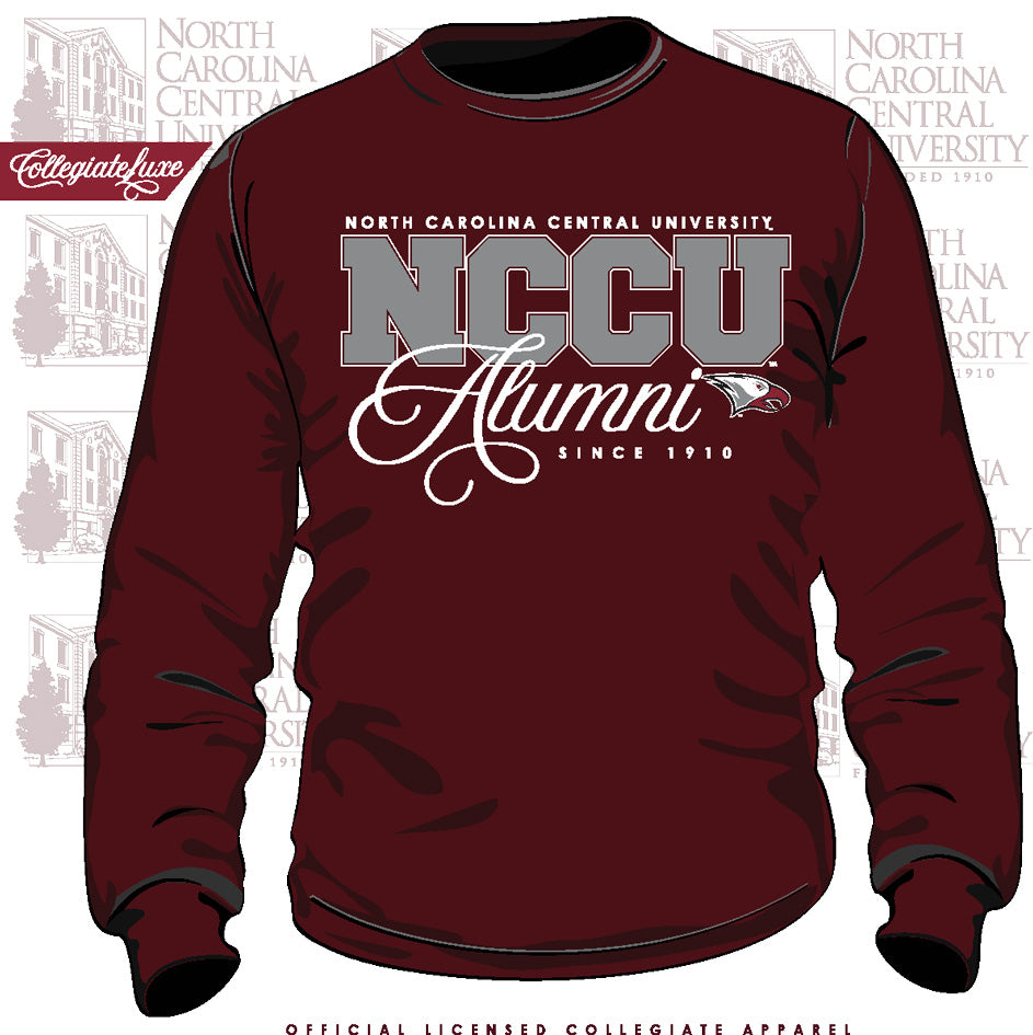 NCCU | FANCY ALUMNI Maroon Unisex Sweatshirt (Z)