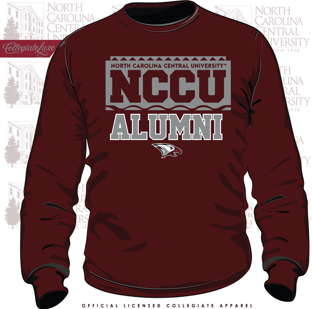 NCCU | 90s ALUMNI Maroon Sweatshirts -z- – collegiateluxe