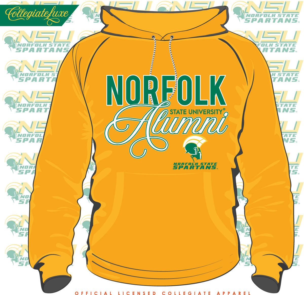 NORFOLK ST. | FANCY ALUMNII Gold Unisex Hoodies (**)