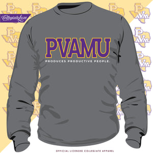 PVAMU | 1900 Univ. GRAY Unisex Sweatshirt (N)